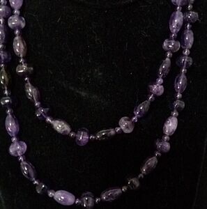 Jay King Mine Finds DTR .925 Amethyst Multi Bead Long Necklace